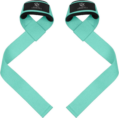 Weightlifting Wrist Straps – 2-Pack Adjustable Padded Neoprene Lifting Straps for Gym, for Men & Women